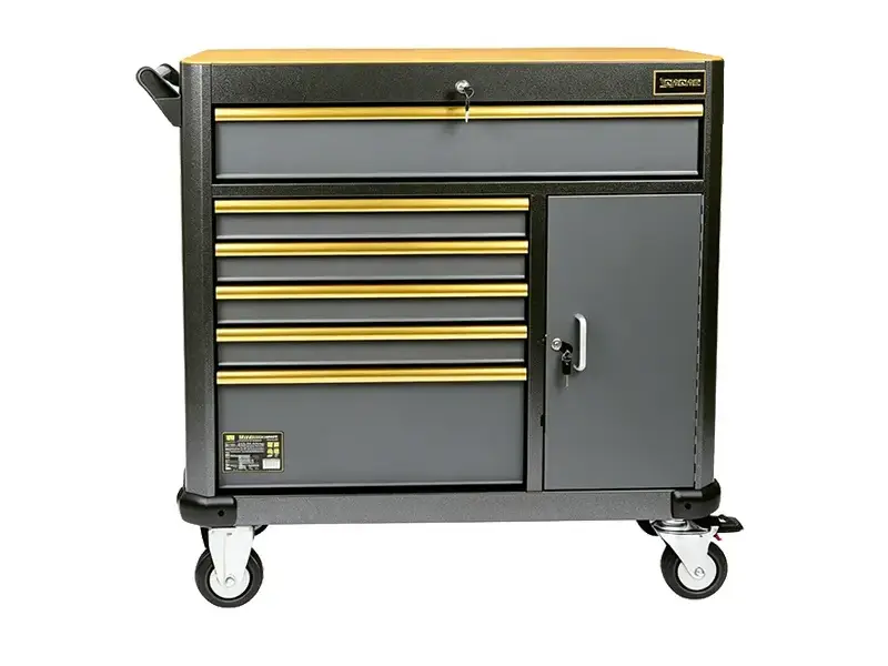 ပလက်တီနမ်စီးရီး 8-Drawer Cabinet Tool Chest သည် အဘယ်ကြောင့်ကျွမ်းကျင်သောပြုပြင်ထိန်းသိမ်းမှုအလုပ်ရုံဆွေးနွေးပွဲများအတွက် အကောင်းဆုံးရွေးချယ်မှုဖြစ်သနည်း။