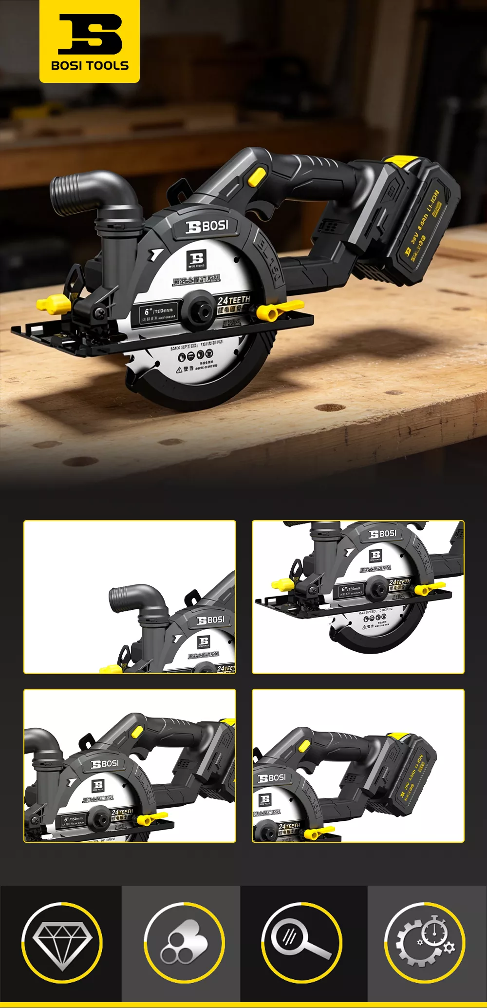 Li-ion Brushless Circular Saw